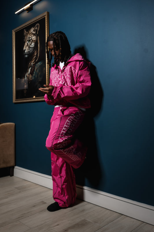 Qualified4therisk Windbreaker Set (Pink)